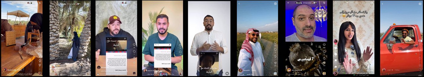 محتوى قطاعات مختلفة